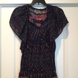 Ecote' | Colorful Black Dress